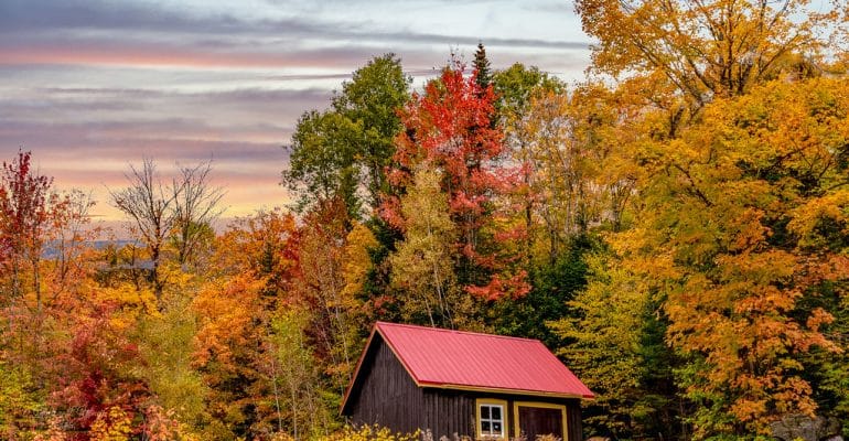 مناظر پاییزی در کبک