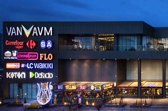 مرکز خرید در وان ترکیه 