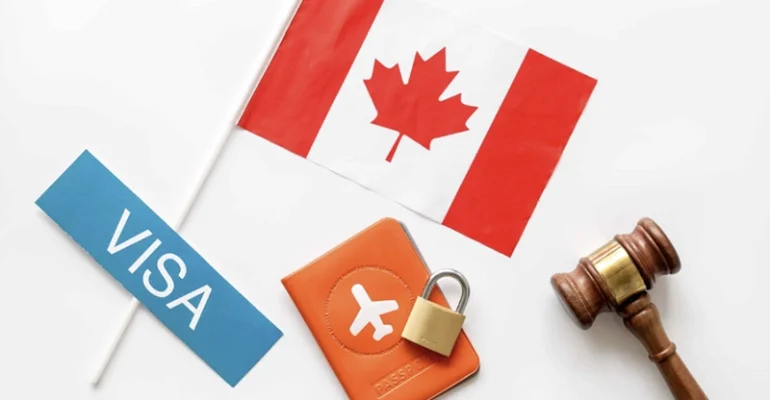 پرچم و ویزای توریستی کانادا